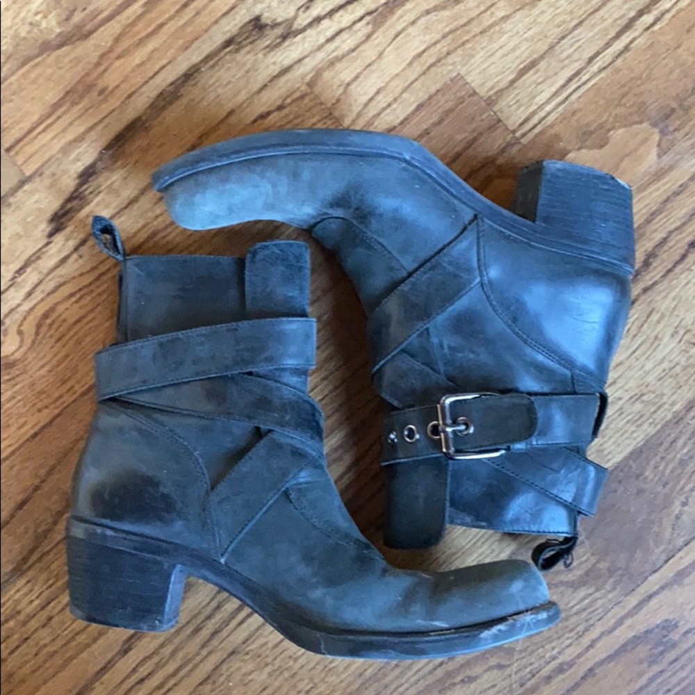 Cole Haan G series moto boots